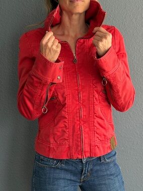 Diesel red light winter jacket